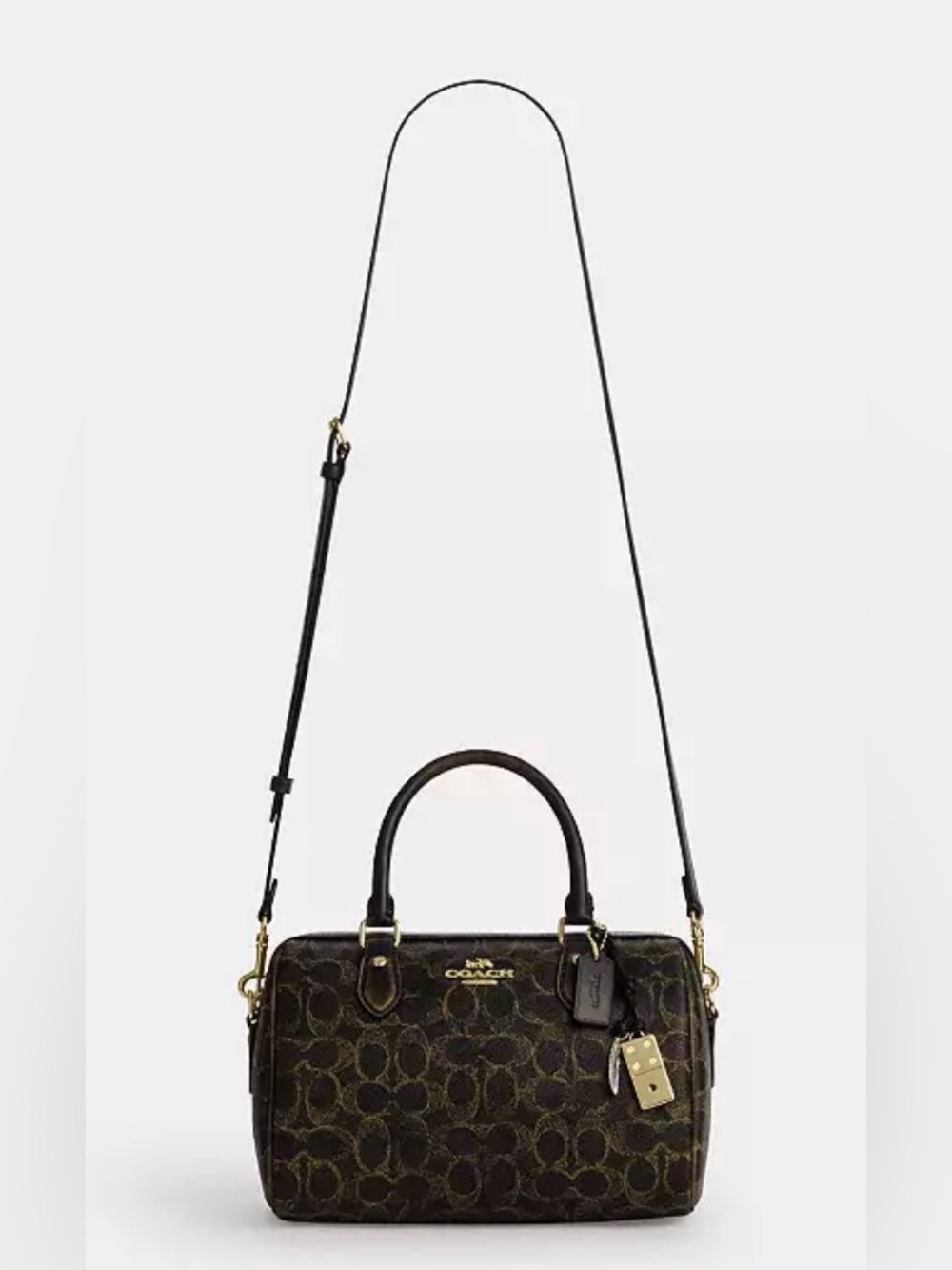 Coach Rowan Satchel Bag
In Loved Signature Canvas With Charms